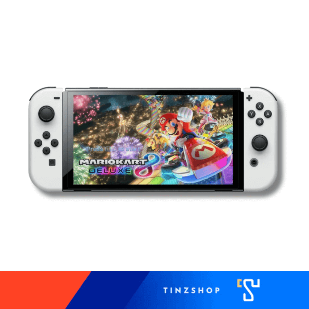 เครื่องเกม Nintendo Switch OLED Bundle Mario Kart8 สีขาว